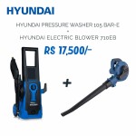 Deal- Hyundai Pressure Washer 105Bar + Hyundai Electric Blower 710 - Hyundai Pakistan