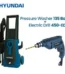Deal 2 Hyundai Pressure Washer Electric Drill
